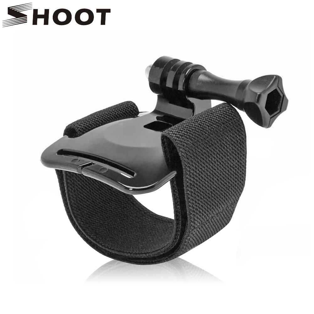 CNYO Black Hand Strap for Gopro Hero 5/3/4, Xiaomi Yi 4K, SJCAM SJ4000 and More