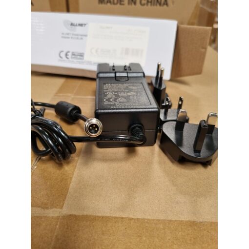 Allnet 12V/5A EU Power Supply, Black with Adapter (EU, US, UK)