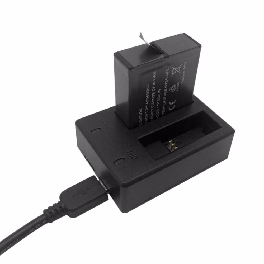 Chargeur de batterie portable CNYO AHDBT-501 à double port pour caméra sportive Gopro Hero 5 avec accessoires USB pour caméra