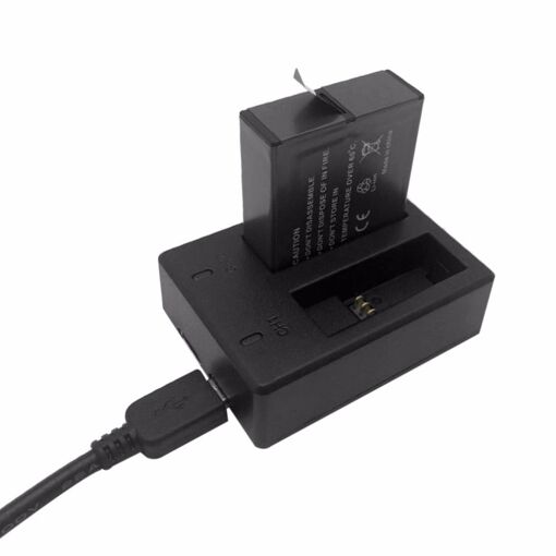 Cargador de batería portátil CNYO AHDBT-501 de doble puerto para cámara deportiva Gopro Hero 5 con accesorios USB para cámara