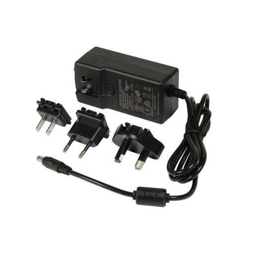 Allnet 12V/5A EU Power Supply, Black with Adapter (EU, US, UK)