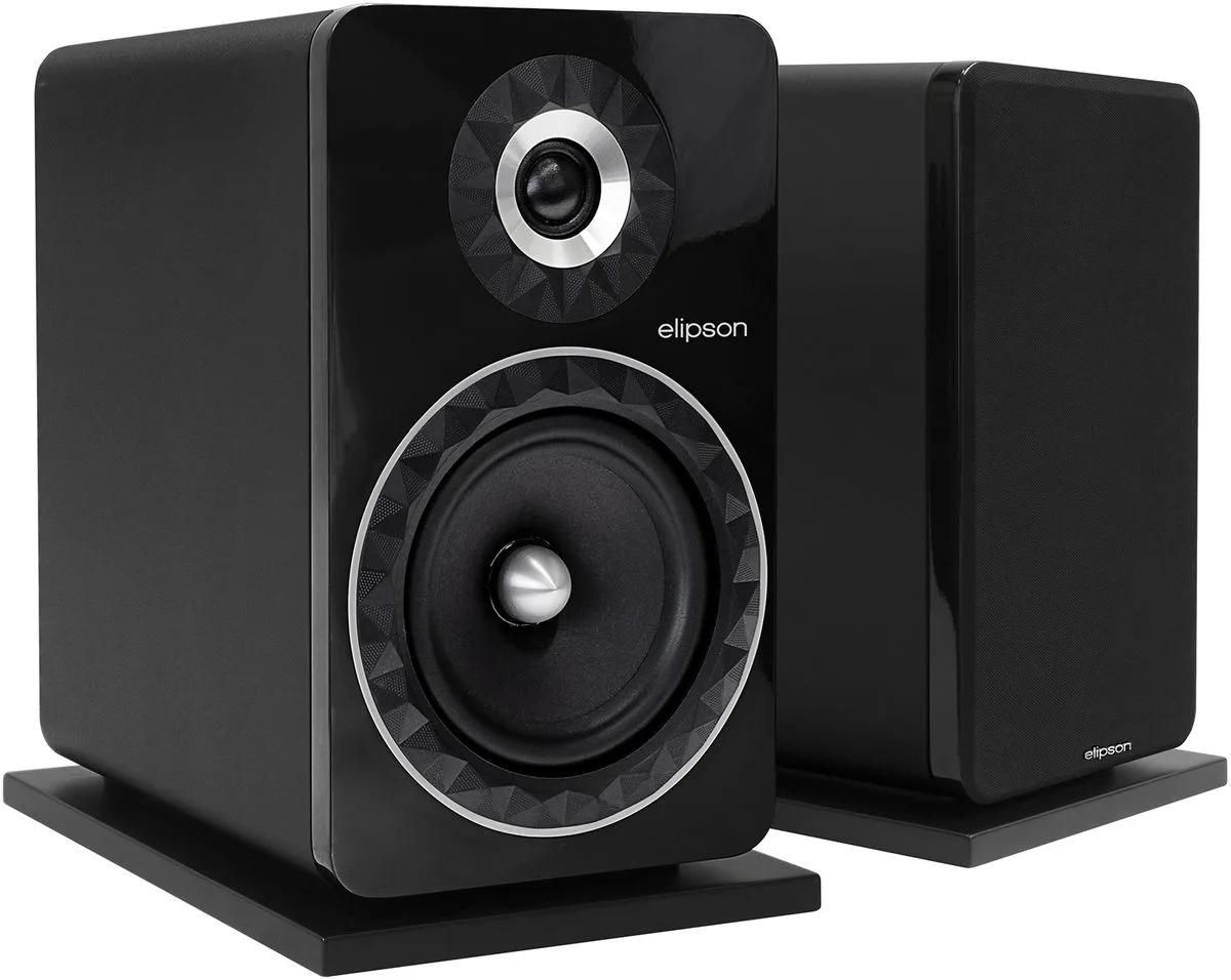 Elipson Prestige Facet 8B Bookshelf Speaker (Black)