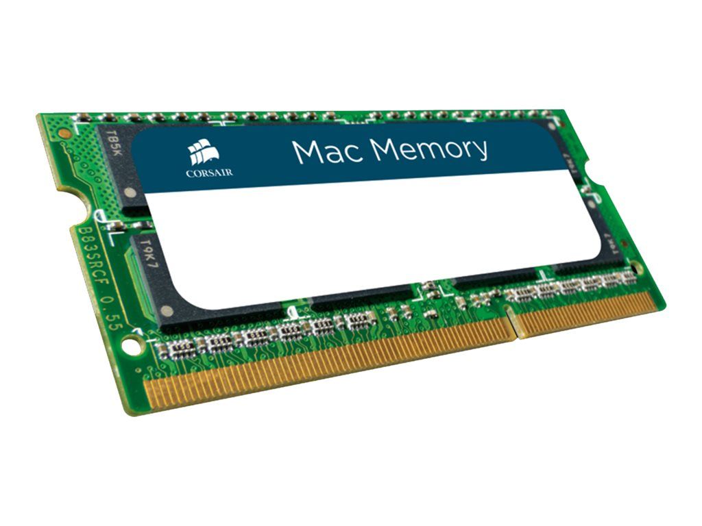 Corsair Mac Memory - 4GB DDR3 SO-DIMM Module (204-Pin, 1066MHz/PC3-8500, CL7, 1.5V, Unbuffered, Non-ECC)