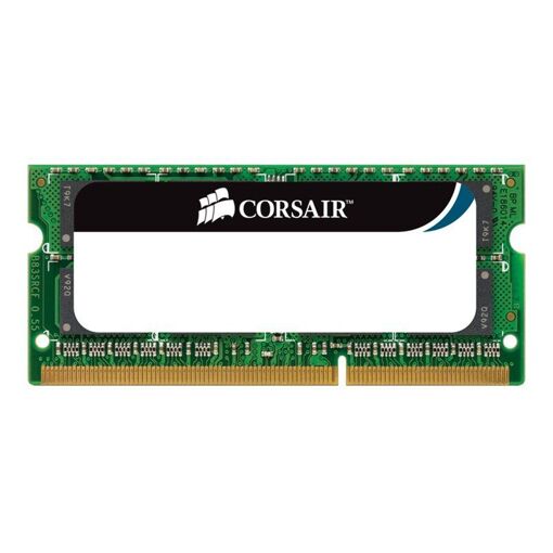 Kit de memoria Corsair DDR3 - 8 GB (2x4 GB) SO-DIMM 204 pines - 1066 MHz / PC3-8500 - CL7 - 1.5 V - Sin buffer - No ECC