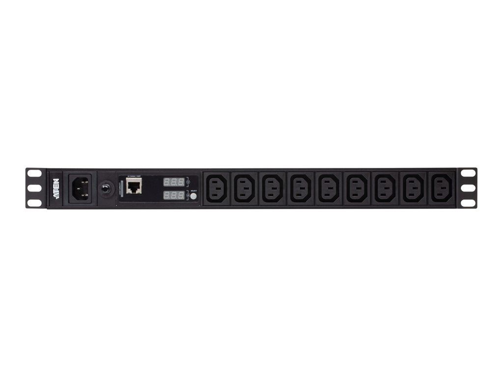 ATEN Basic Metered Series PE1109G Power Distribution Unit (Rack-Mountable) - 240V AC, 2400VA, IEC 60320 C14 Input, 9 x IEC 60320 C13 Outputs, 1U, 3.05m