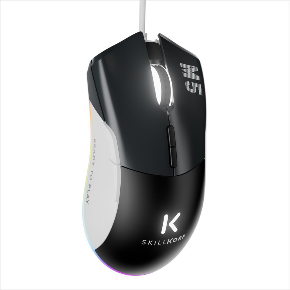 Skillkorp M5 Eco Filled Gaming Mouse Black