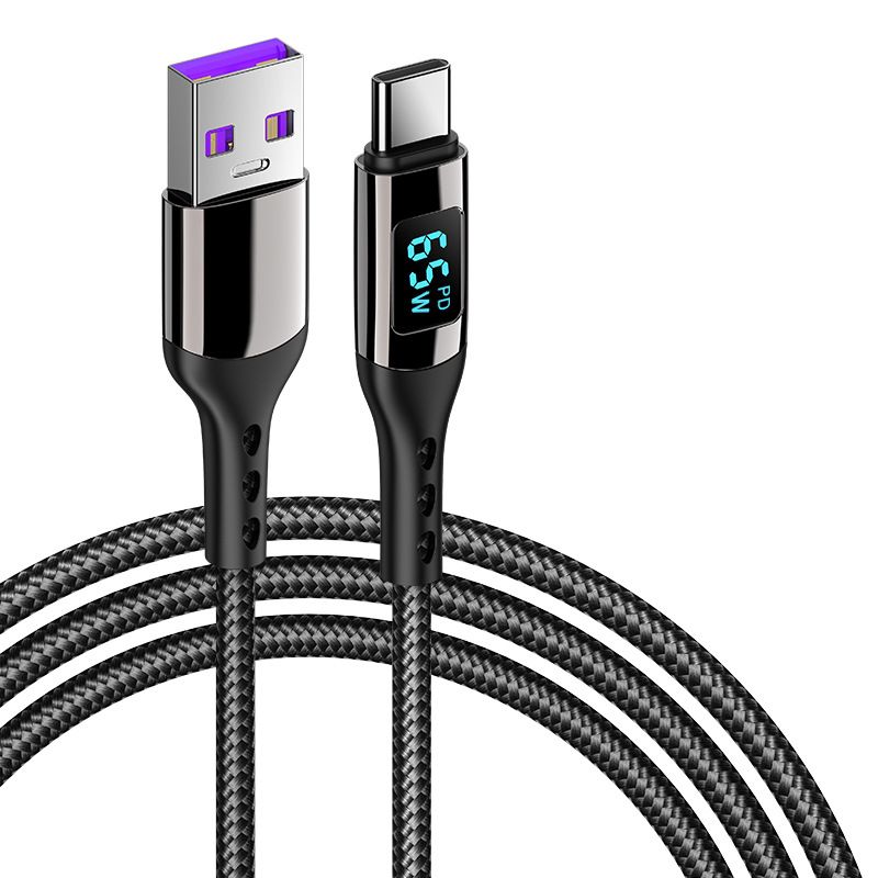 Câble de charge rapide INF USB-C PD 100 W - Noir, 1 m