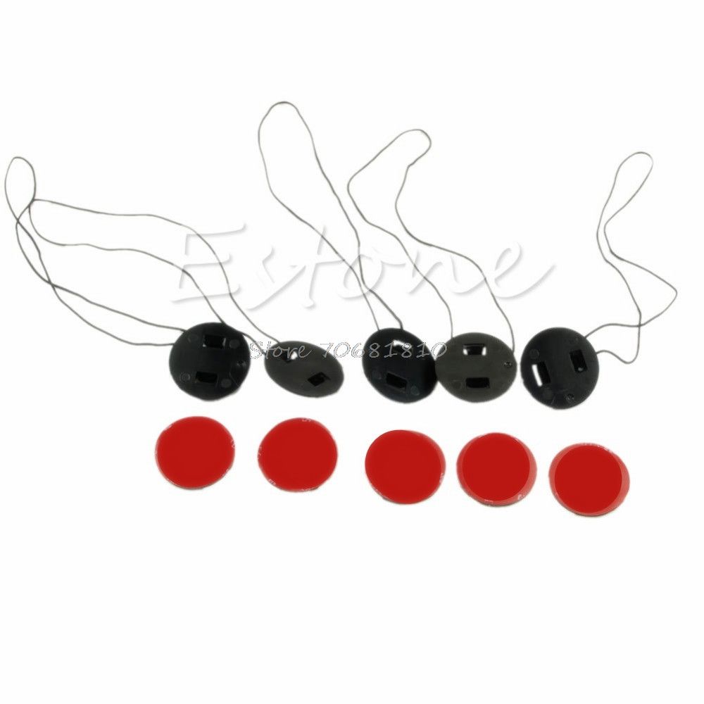 Kit de correas de sujeción adhesivas CNYO® de 5 piezas para GoPro Hero 2, 3 y 4