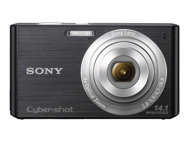 Sony CompactW610 Digital Camera - 14.1 MP - 4x Optical Zoom - Black
