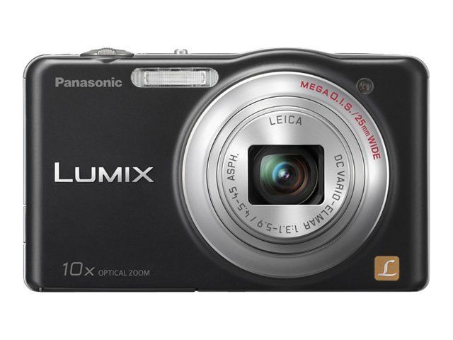 Panasonic Compact Digital Camera - 16.1MP - 10x Optical Zoom - Leica - 70MB Flash - Black