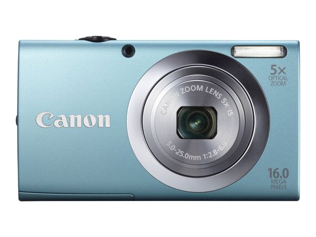 Canon Compact Camera - 16.0MP - 720p - 5x Optical Zoom - Blue