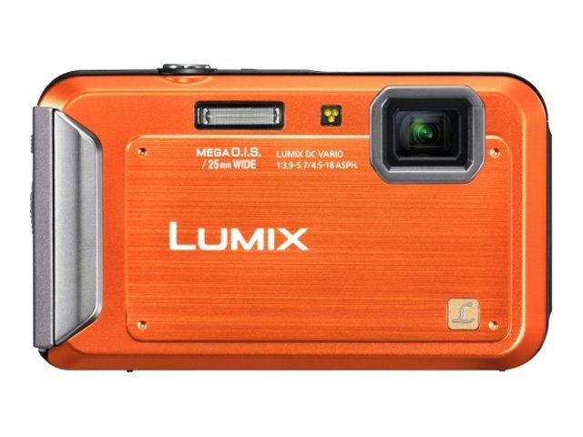Appareil photo numérique compact Panasonic Lumix DMC-FT20 - 16,1 mégapixels - 720p - Zoom optique 4x 70 Mo - Étanche jusqu'à 5 m - Orange