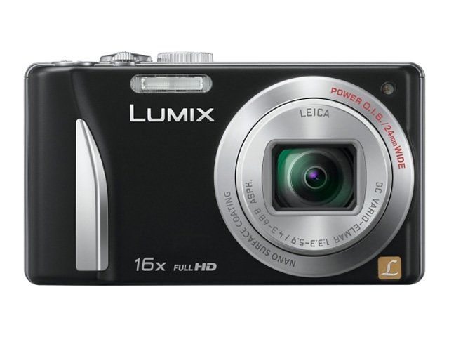Panasonic Compact Digital Camera - 12.1MP - 16x Optical Zoom - 70MB Leica - Black