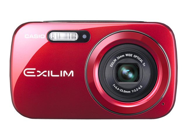 Casio CompactN1 Digital Camera - 16.1MP - 5x Optical Zoom - Red