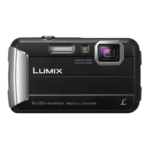 Cámara digital compacta Panasonic - 16.1 MP - 720p - Zoom óptico 4x - Resistente al agua hasta 8m - Negro