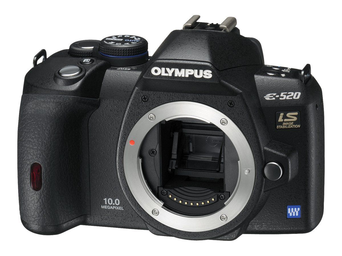 Olympus E-520 Digital Camera - 10MP Mirrorless - 3x Optical Zoom