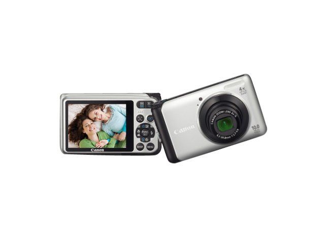 Canon PowerShot A3000 IS Silver Compact Camera - 10.0 MP - 4x Optical Zoom