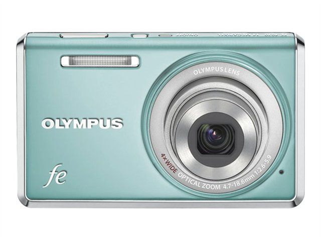 Olympus FE-4030 Compact Digital Camera - Aqua Blue