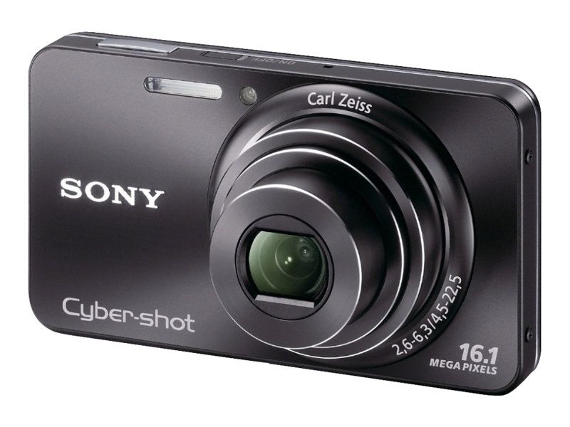 Sony Cyber-shot DSC-W570 Compact Camera - Black (16.1 MP, 5x Optical Zoom, 720p)