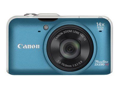 Appareil photo numérique Canon PowerShot SX230 HS - 12,1 mégapixels - Full HD - Zoom optique 14x - Bleu
