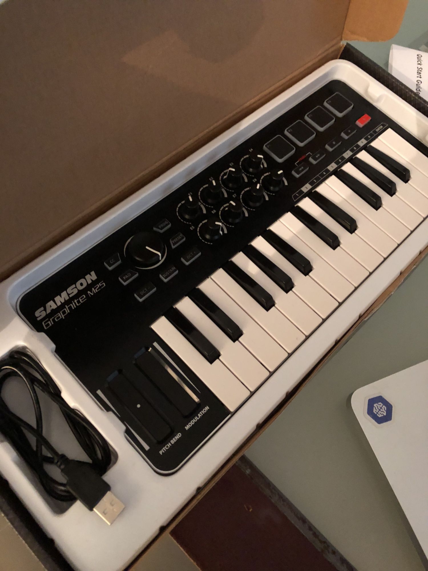 Samson Graphite M25 Mini MIDI Keyboard Controller