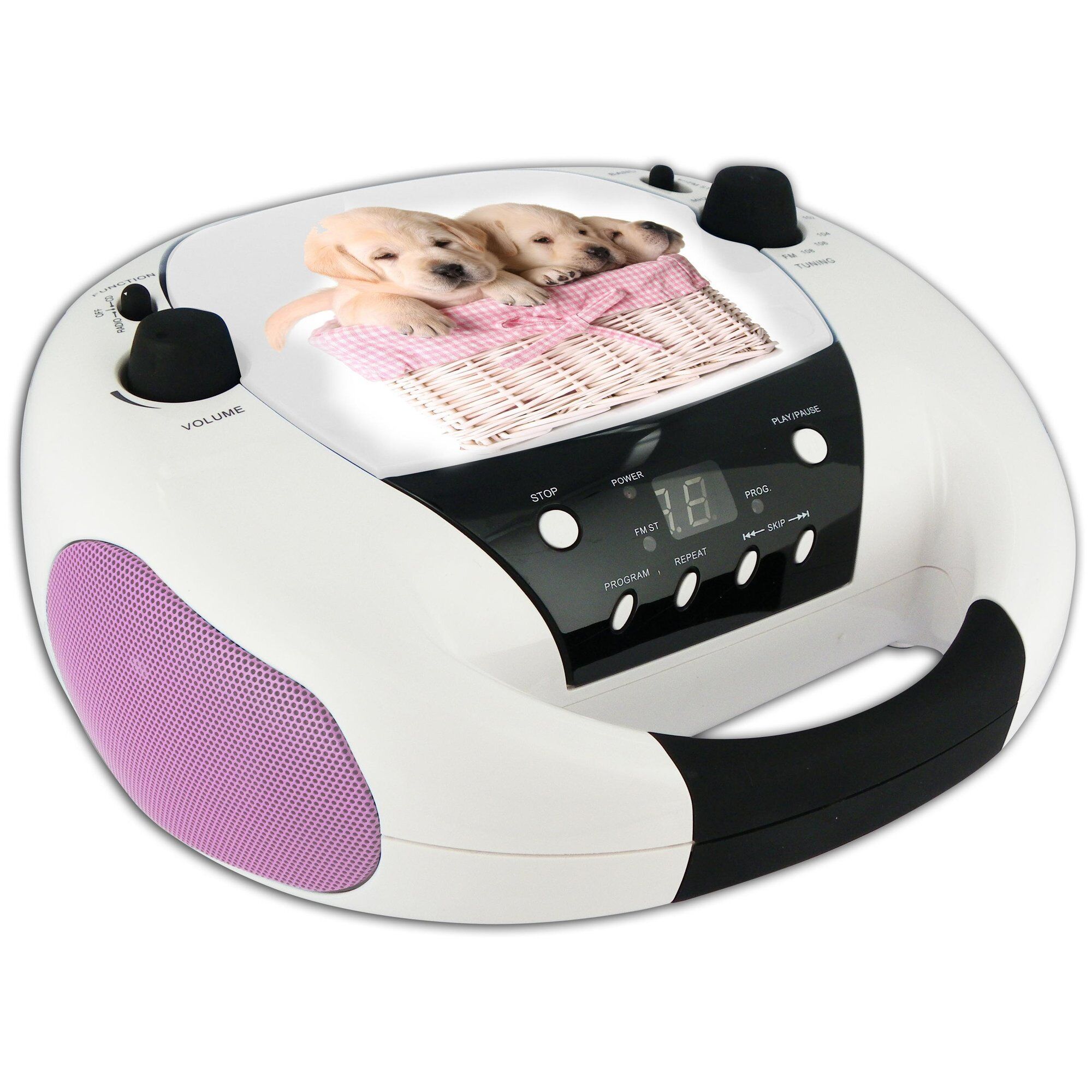Bigben Interactive Portable Stereo System CD52DOGS