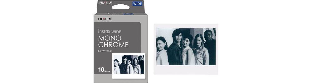 Film Fujifilm Instax Wide Monochrome (10 poses)
