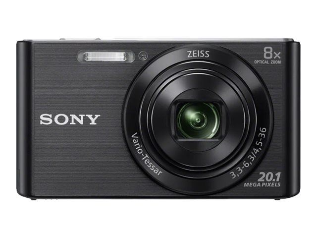 Sony Cyber-shot DSC-W830 - Digital Camera - Compact - 20.1 MP - 720p - 8x Optical Zoom - Black