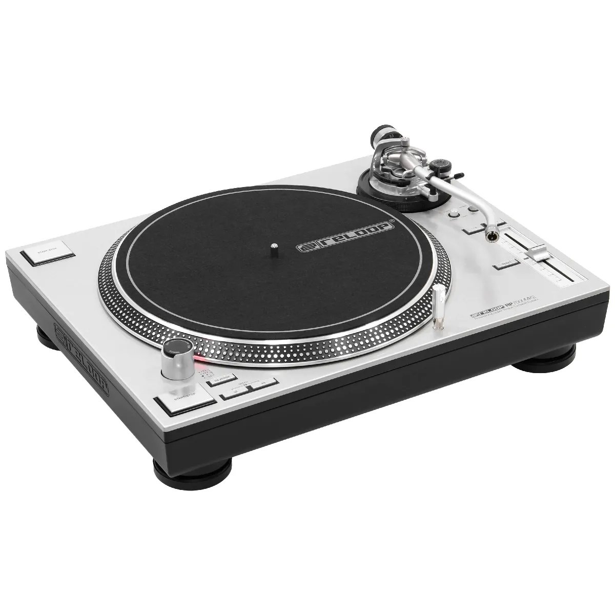 Reloop RP-7000 MK2 Silver Vinyl Platine - Direct Drive Vinyl Turntable