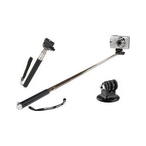 Pola telescópica Xtremcam de 1 metro para cámara GoPro + Adaptador de trípode
