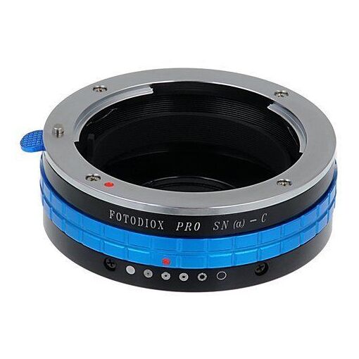 Fotodiox Pro C-Mount Adapter with Opening Control - Black
