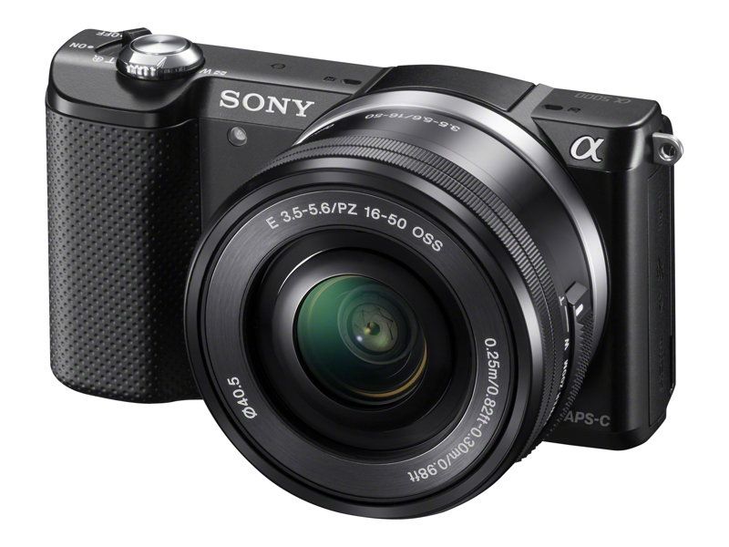 Sony a5000 - Digital Camera - Mirrorless - 20.1MP - APS-C - 3x Optical Zoom Lens 16-50mm - Wi-Fi, NFC - Black