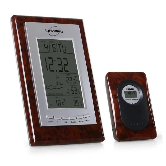 Inovalley SM 121 Weather Station Alarm Clock