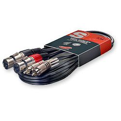 Stagg XLR to RCA Cable, 3m