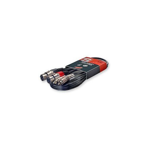 Câble Stagg XLR-RCA, 3 mètres