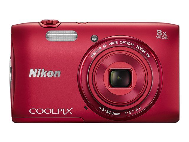 Nikon Coolpix S3600 20.1MP Red