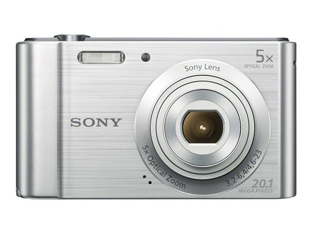 Sony Cyber-shot DSC-W800 Digital Camera - Compact - 20.1MP - 720p - 5x Optical Zoom - Silver