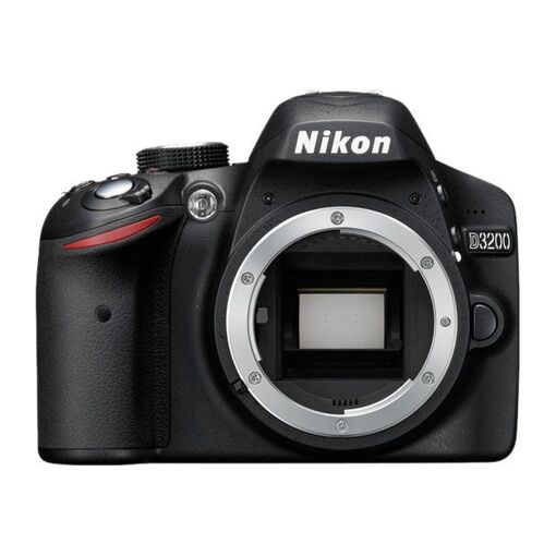 Cámara DSLR Nikon D3200 24.2 MP - Lente de zoom óptico 3x AF-S DX 18-55 mm - Negro