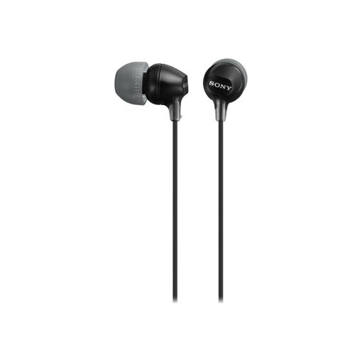Auriculares intraurales Sony MDR-EX15LP - Serie EX - Negro
