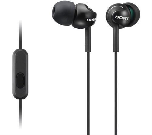 Sony MDR-EX110AP/B - EX Series In-Ear Headphones with Microphone - Black