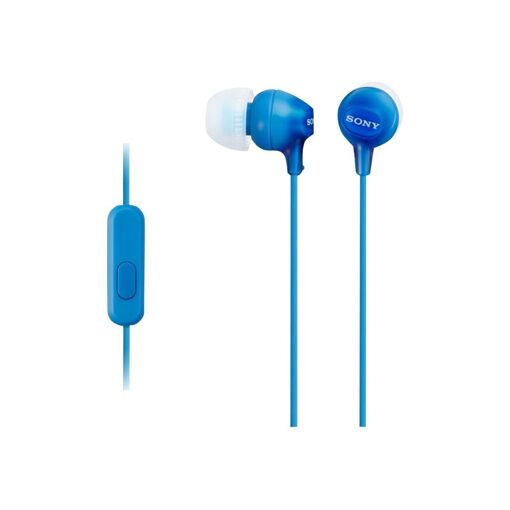 Sony MDR-EX15AP - EX Series In-Ear Headphones with Microphone - Blue