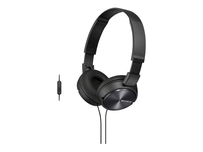 Sony MDR-ZX310 Headphones - Over-ear - Wired - 3.5mm Jack - Black