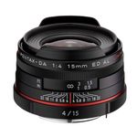Pentax HD DA 15mm f/4 ED AL Lens