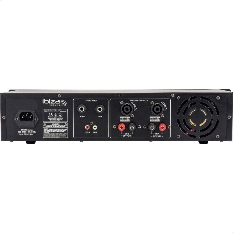 Ibiza AMP-1000-S 2x800W Max Amplifier