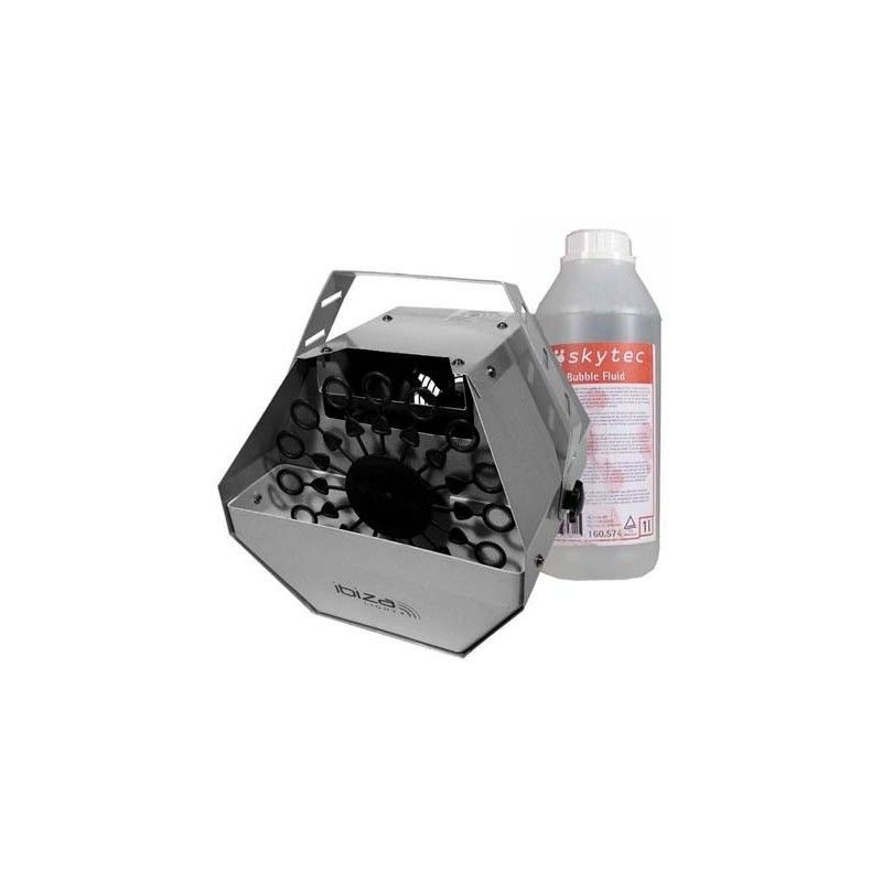 Ibiza Light High-Speed Bubble Machine with 1L Fluid