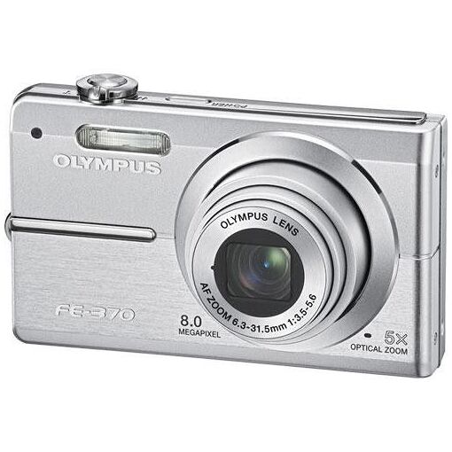 Appareil photo numérique compact Olympus - 8 MP - Zoom optique 5x - Argent