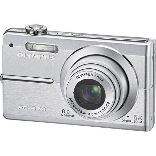 Olympus Compact Digital Camera - 8MP - 5x Optical Zoom - Silver