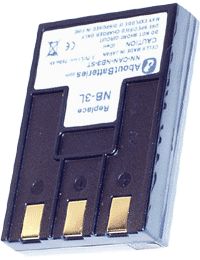 Canon NB 3L Battery (790mAh, 3.7V, Black)