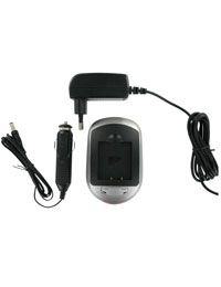 CASIO NP-60 Charger by AboutBatteries (Silver, 220V + Cigarette Lighter)