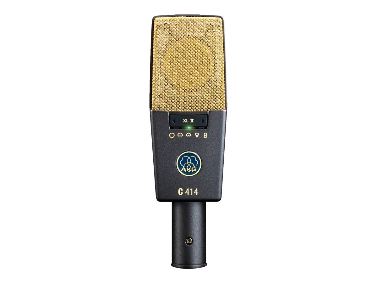 AKG C414 XLII Microphone - Dark Grey, Gold